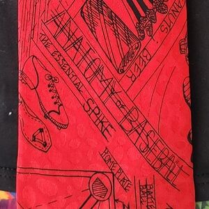 Nicole Miller Silk Baseball Tie